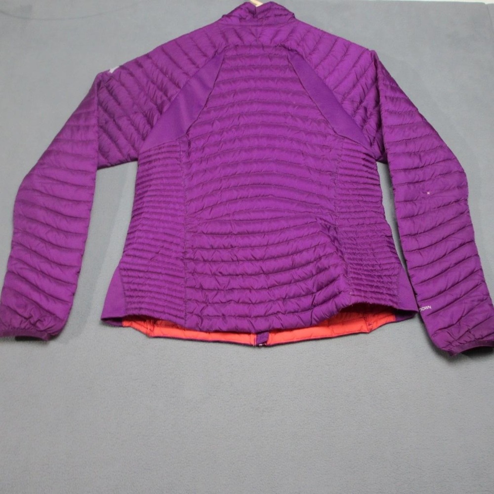 Eddie Bauer First Ascent Down Jacket Womens Medium Purple StormDown 800 Puffer - Picture 11 of 14